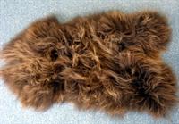 Islandsk lammeskind i rusty brown eco behandlet